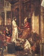 TINTORETTO, Jacopo, Christ before Pilate